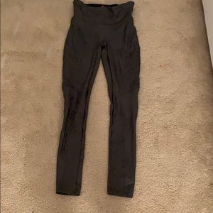 Dark grey spanx leggings size xs